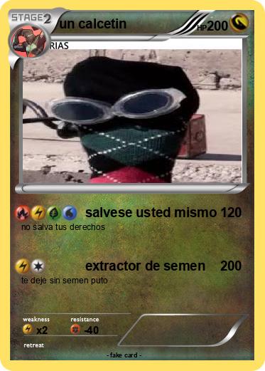 Pokemon un calcetin