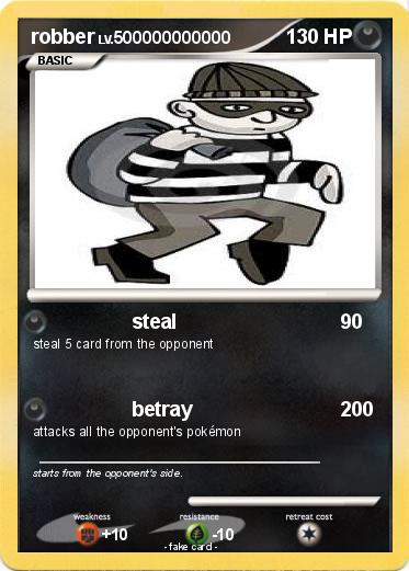 Pokemon robber