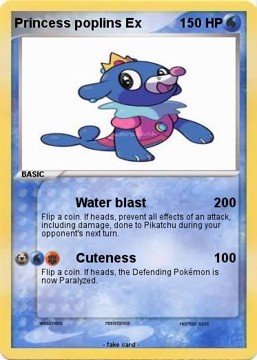 Pokemon Princess poplins Ex