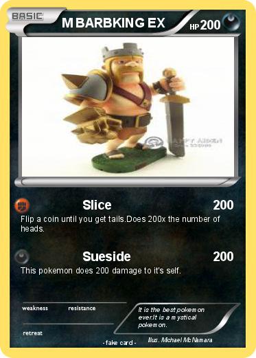 Pokemon M BARBKING EX