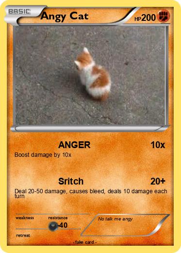Pokemon Angy Cat