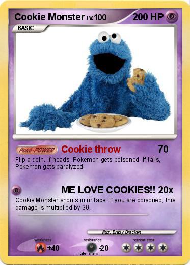 Pokemon Cookie Monster