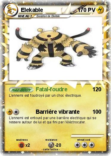 Pokemon Elekable