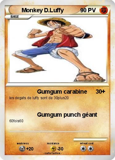 Pokemon Monkey D.Luffy