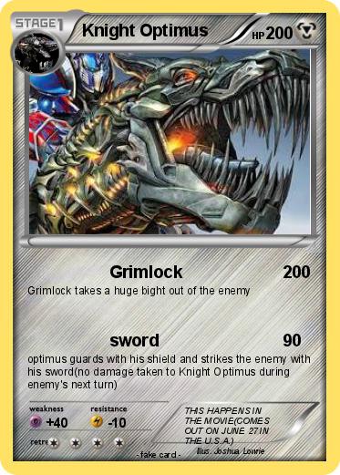 Pokemon Knight Optimus