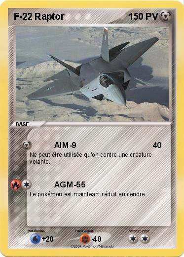 Pokemon F-22 Raptor