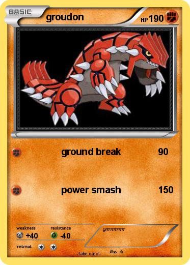 Pokemon groudon