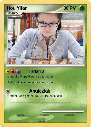 Pokemon Hou Yifan