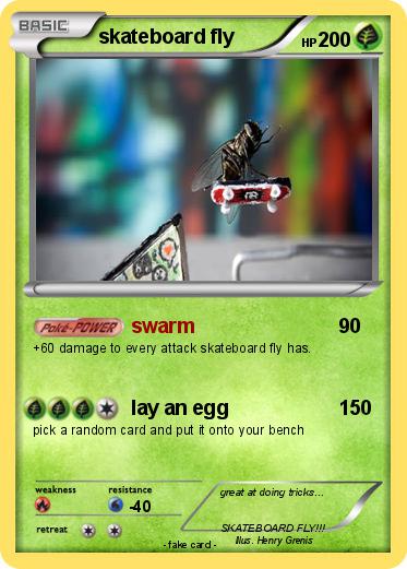Pokemon skateboard fly