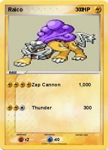 Pokemon Raico                                       0