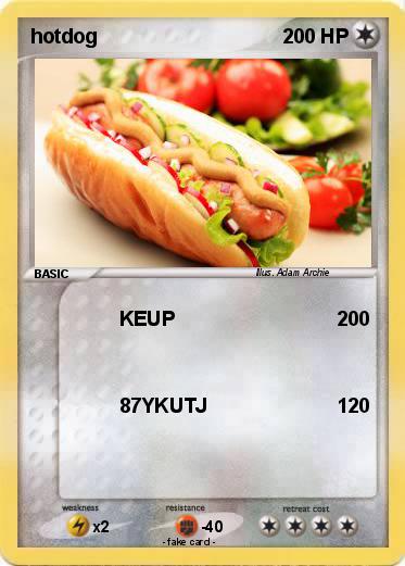 Pokemon hotdog