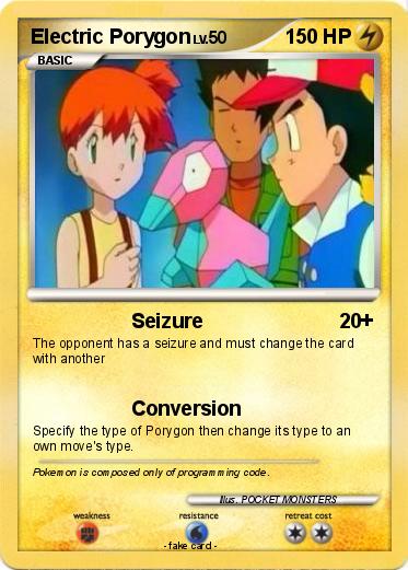 Pokemon Electric Porygon