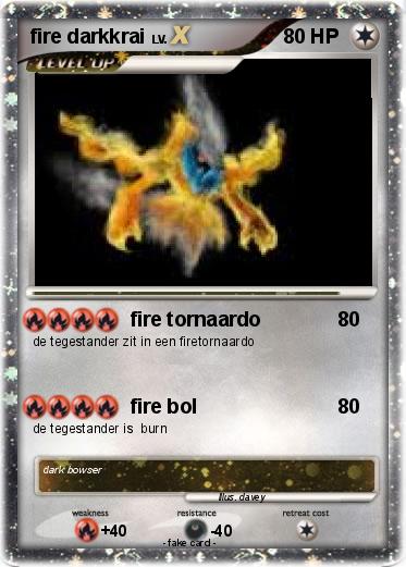 Pokemon fire darkkrai