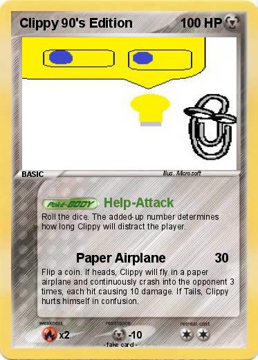 Pokemon Clippy 90's Edition