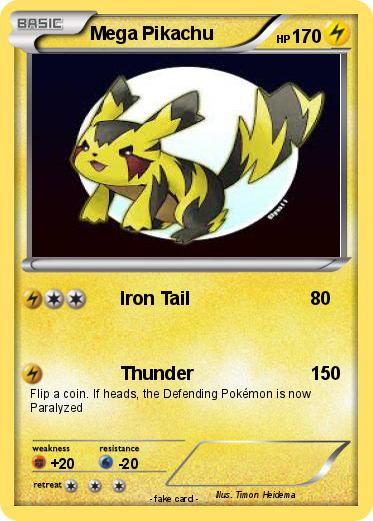 Pokemon Mega Pikachu