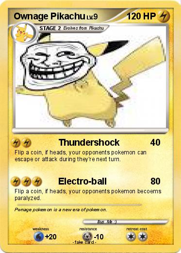 Pokemon Ownage Pikachu