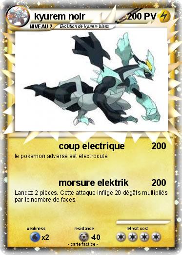 Pokemon kyurem noir