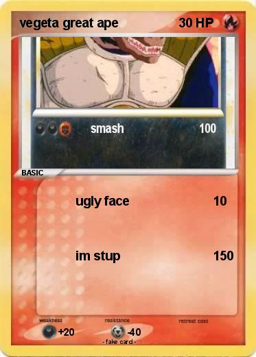 Pokemon vegeta great ape