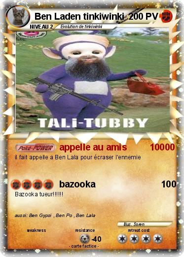 Pokemon Ben Laden tinkiwinki