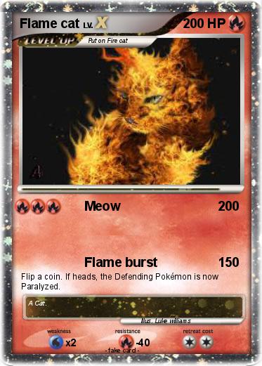 Pokemon Flame cat