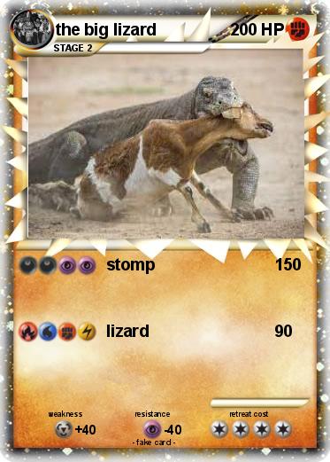 Pokemon the big lizard