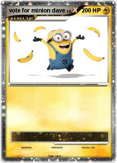 Pokemon vote for minion dave