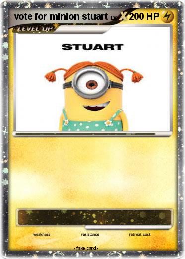 Pokemon vote for minion stuart