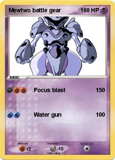 Pokemon Mewtwo battle gear
