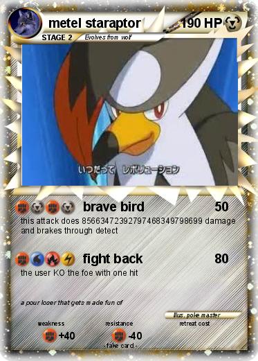 Pokemon metel staraptor