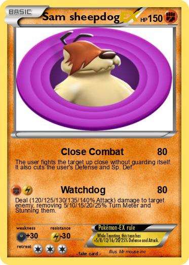 Pokemon Sam sheepdog