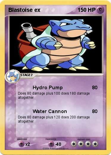 Pokemon Blastoise ex