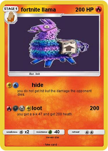 Pokemon fortnite llama