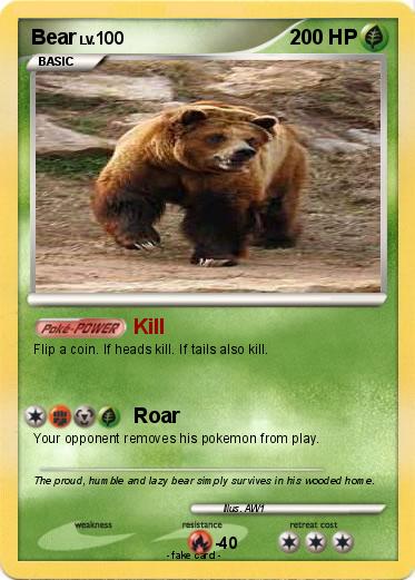 Pokemon Bear