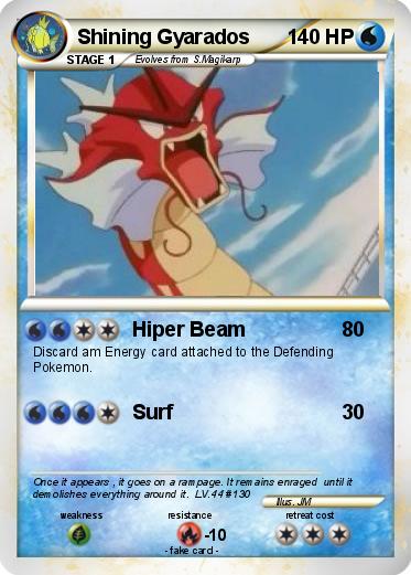 Pokemon Shining Gyarados
