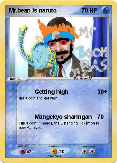 Pokemon Mr.bean is naruto