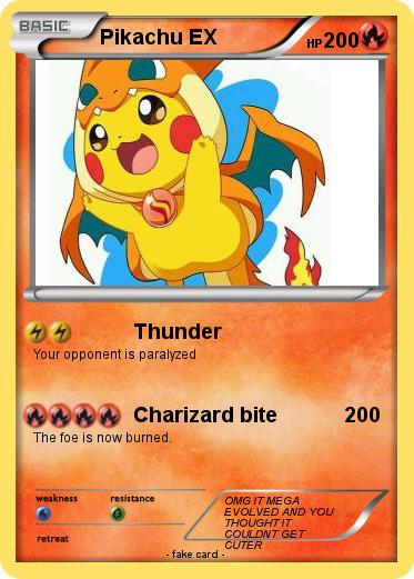 Pokemon Pikachu EX
