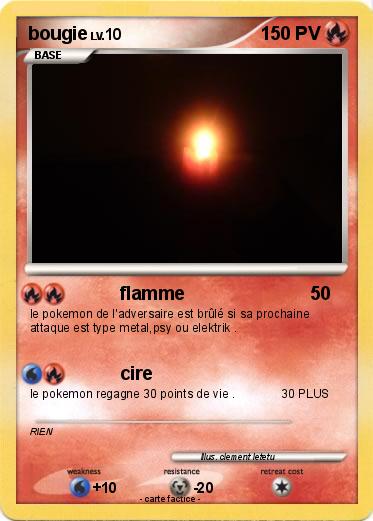 Pokemon bougie