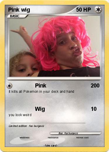 Pokemon Pink wig
