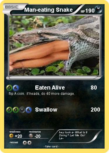 Pokemon Man-eating Snake