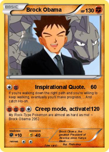 Pokemon Brock Obama