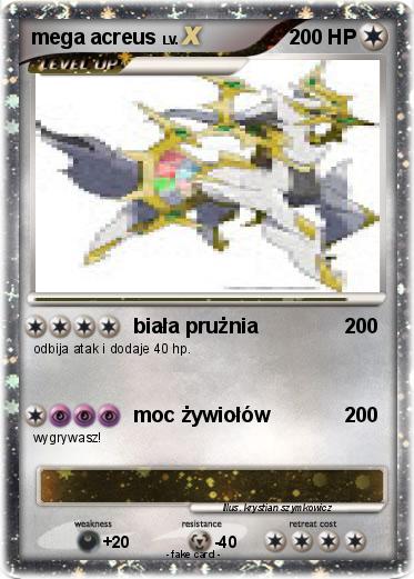 Pokemon mega acreus