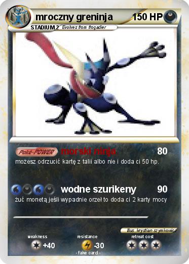 Pokemon mroczny greninja