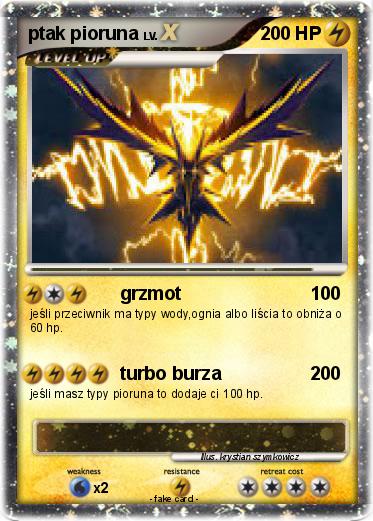 Pokemon ptak pioruna
