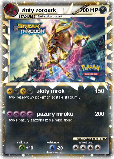 Pokemon złoty zoroark
