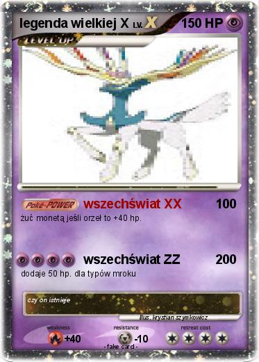 Pokemon legenda wielkiej X