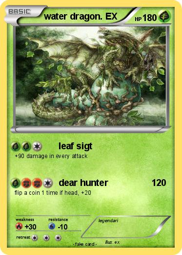 Pokemon water dragon. EX