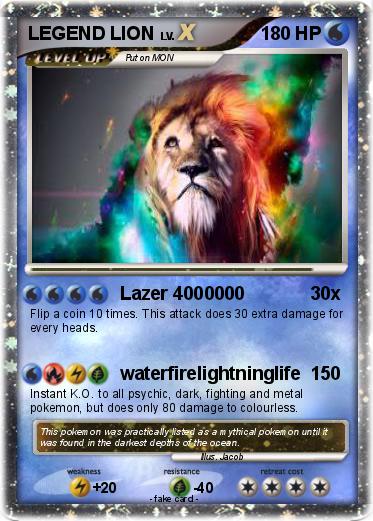 Pokemon LEGEND LION