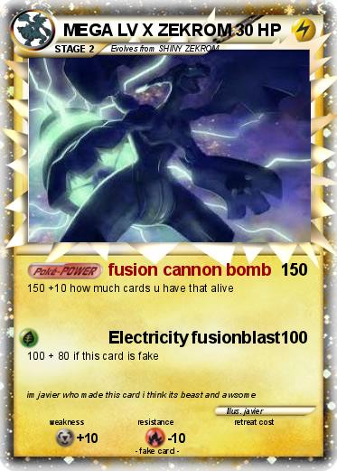 Pokemon MEGA LV X ZEKROM