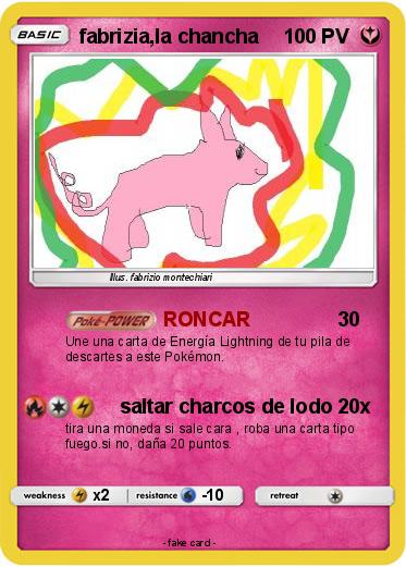 Pokemon fabrizia,la chancha