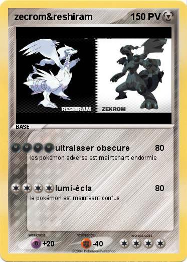 Pokemon zecrom&reshiram